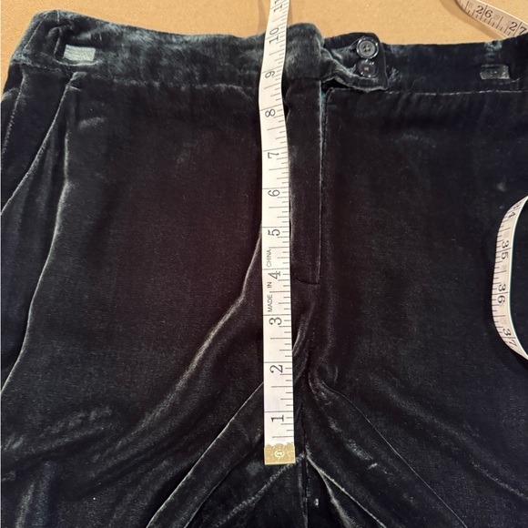 Etro Dark Green Velvet Pants- Size IT/40. - US/4 - Picture 13 of 15